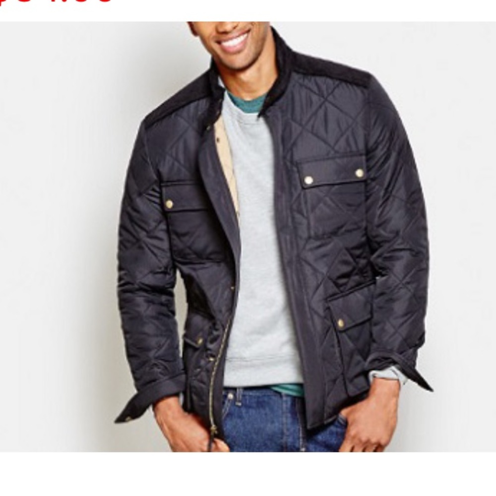 J. Crew Greyson Black Quilted Jacket